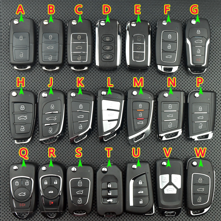 Truck Pickup Truck Electric Vehicle Van Car Key Shell Electronic Remote Control Chip Shell Car Lock Accessories