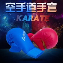 WOOSUNG Friends Gants de karaté pour enfants et adultes entraînement de compétition équipement de protection de boxe gants demi-doigts de type compétition