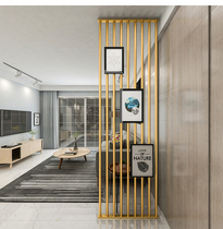 Nordic fashion creative screen wrought iron partition simple modern hollow living room custom metal porch decoration