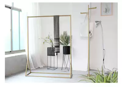 Nordic ins hangers, clothes racks, floor-to-ceiling bedroom floor-to-ceiling hangers, hangers, household racks