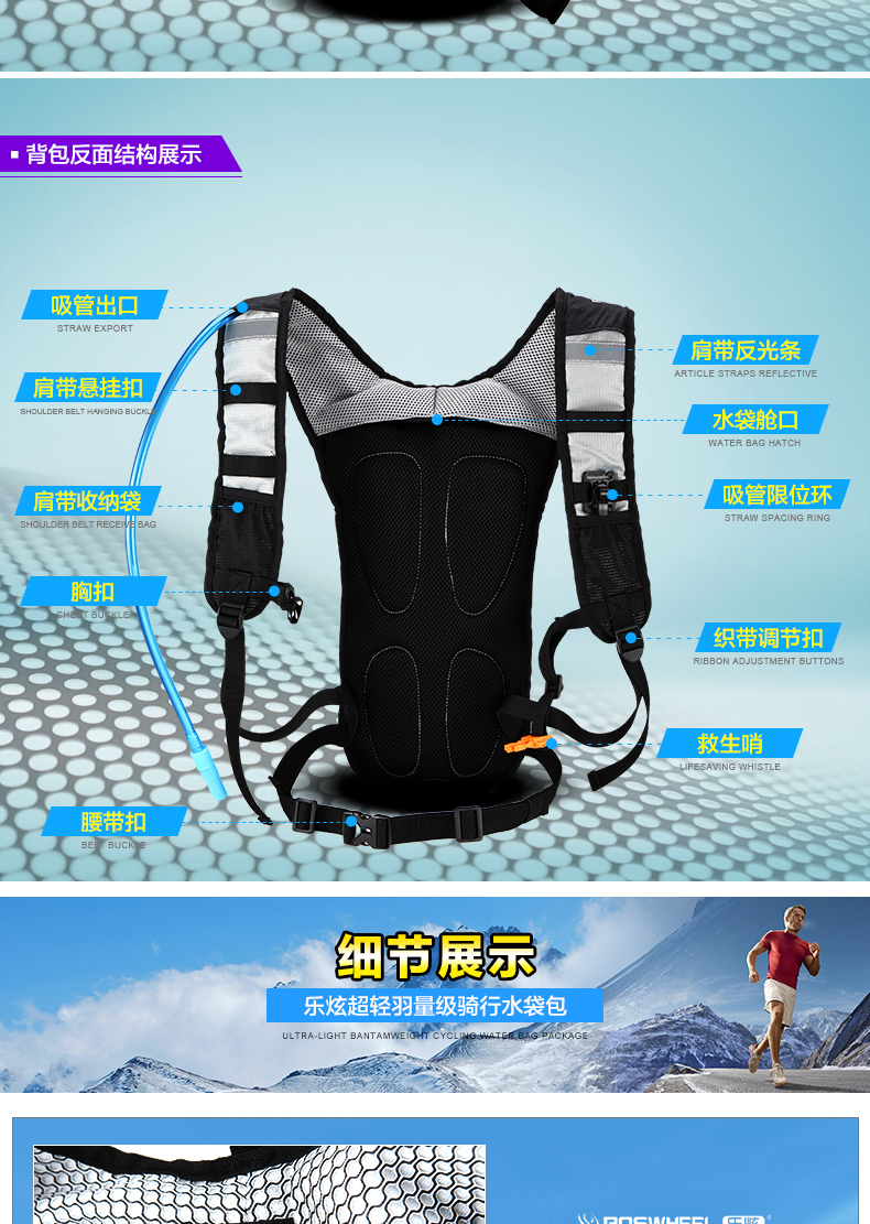 Sacoche pour vélo mixte ROSWHEEL - Ref 2216192 Image 15