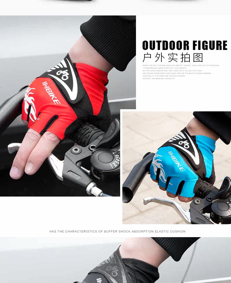 Gants pour vélo homme INBIKE - Ref 2238323 Image 27