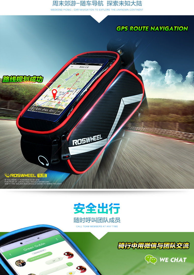 Sacoche pour vélo ROSWHEEL - Ref 2217158 Image 9