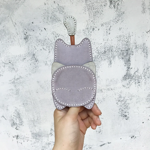 Кожаная ключница ручной работы, DIY, воловья кожа, из натуральной кожи