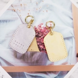 Картхолдер, милый квадратный индукционный чехол для проездного, из натуральной кожи