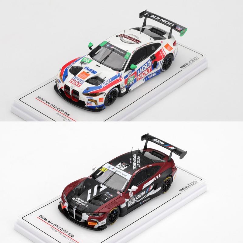 Tsm 1:43 Bmw M4 Gt3 Evo Imsa Daytona Wrt Suzuka Champion Car Simulation Resin Model
