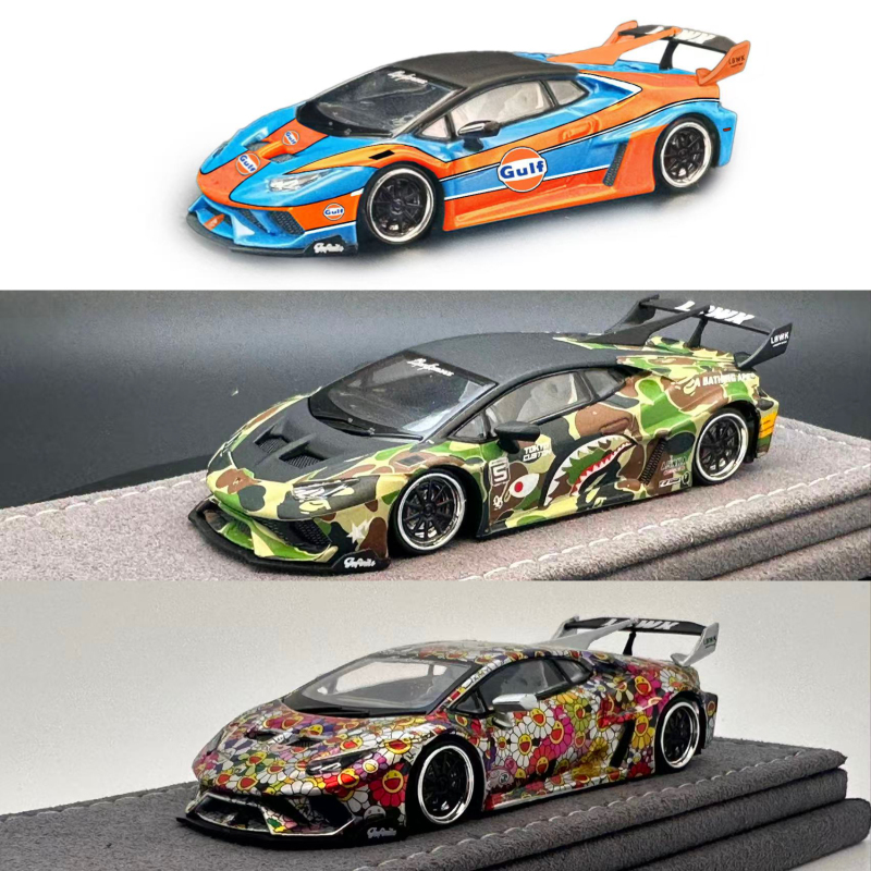 Dap 1:64 Lamborghini Huracan Gt Hurricane Calf Silky Smooth Bearing Wheel Alloy Car Model