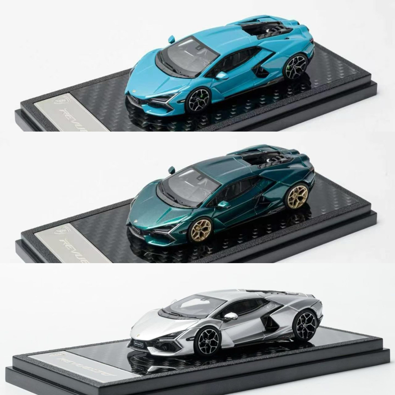 Lcd 1:64 Lamborghini Revuelto New Model Supercar Alloy Car Model Collectible Silver Lcd 1:64 Lamborghini Revuelto New Model Supercar Alloy Car Model Collectible Silver