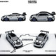 TM/PSC 1 64 Porsche 992 GT3 RS Beetle RS Nürburgring double car set alloy model car