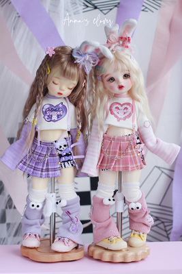 taobao agent Anna's Clover Bjd Six -point Card Meat Little Six Aya Sweet Sweet Sweet Sweet Heart Bunny