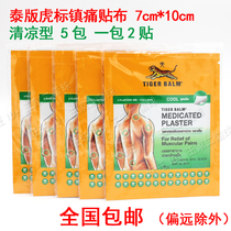 Thai Tiger brand Tiger brand analgesic plaster patch cool type 7*10cm 5 packs 10 patches