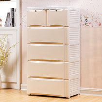 Thickened large baby wardrobe drawer storage cabinet storage box Baby childrens plastic chest of drawers Finishing toy cabinet