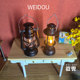 Small house mini kerosene lamp mini retro palace lamp