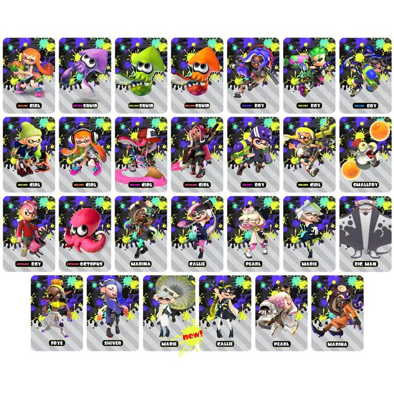 Splatoon Amiibo Kaspara Exclusive Outfit Splatoon 123 Generation Animal Crossing Collaboration Splatoon