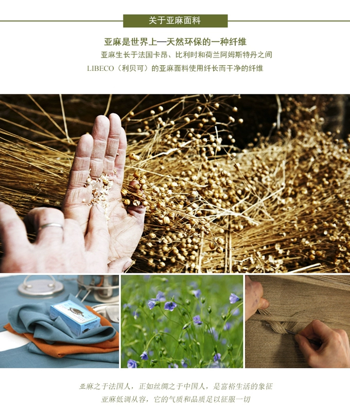 Tấm vải lanh tự nhiên của Pháp và tấm vải lanh đơn mảnh dày chải 100% tấm vải lanh nguyên chất tấm đôi - Khăn trải giường