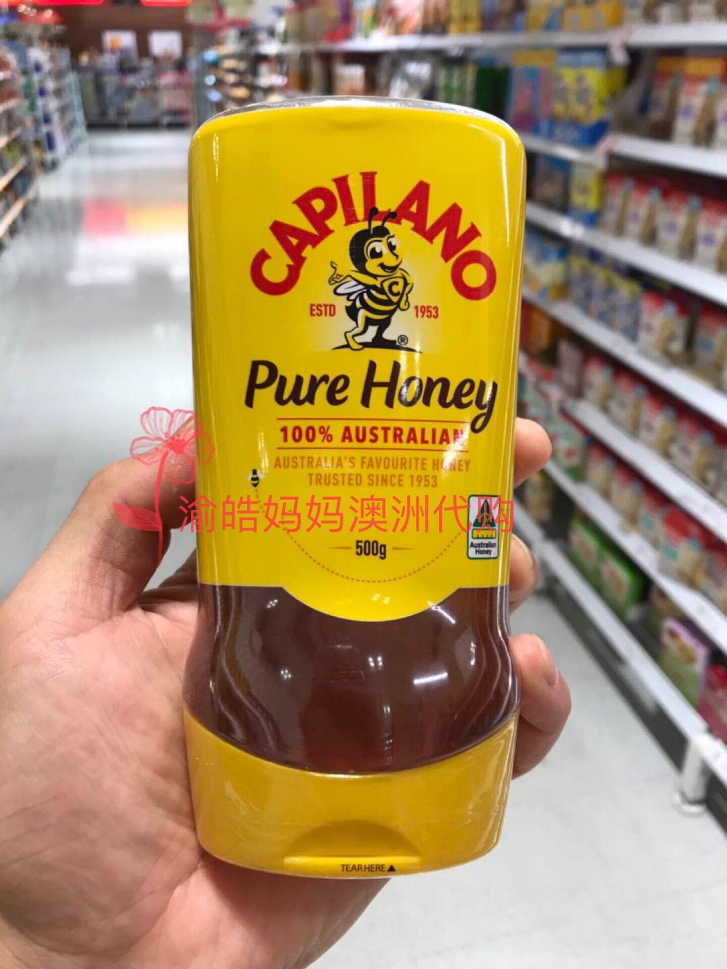 Australian Capilano honey Cameley Australian Pure Honey 500g