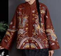 Yichen Liangpin 2024 new style red cloud gauze full embroidery jacket B240866 (second-class product)