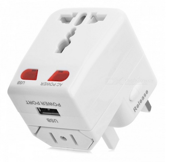 Global Tourism Convert Plug USB Phone Charger EU Travel International Multi-Function Socket Converter