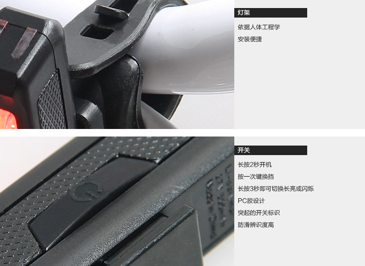 Eclairage pour vélo - phare - Ref 2398933 Image 5