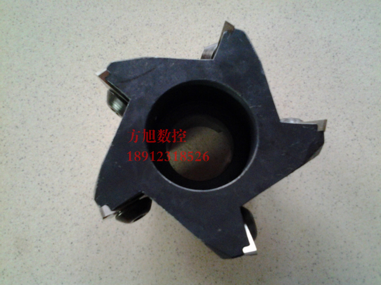 Indexable upright milling cutter triangular blade milling cutter disc-type flying knife disc 63-125MM mushroom screw