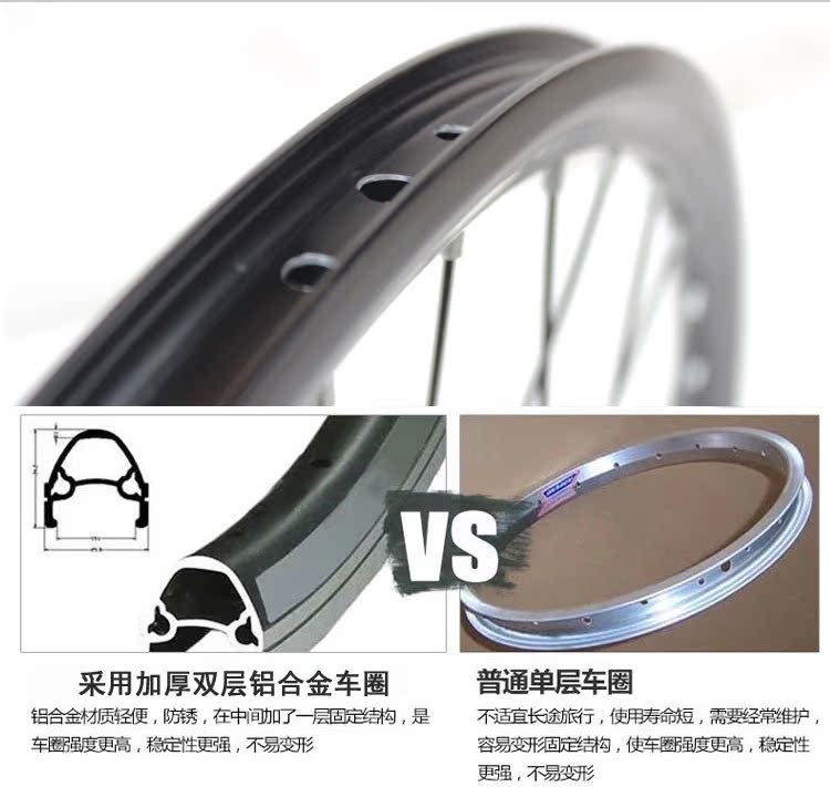 Roues de vélo Mountain Bike ANTAI 26 pouces - Ref 2368273 Image 12