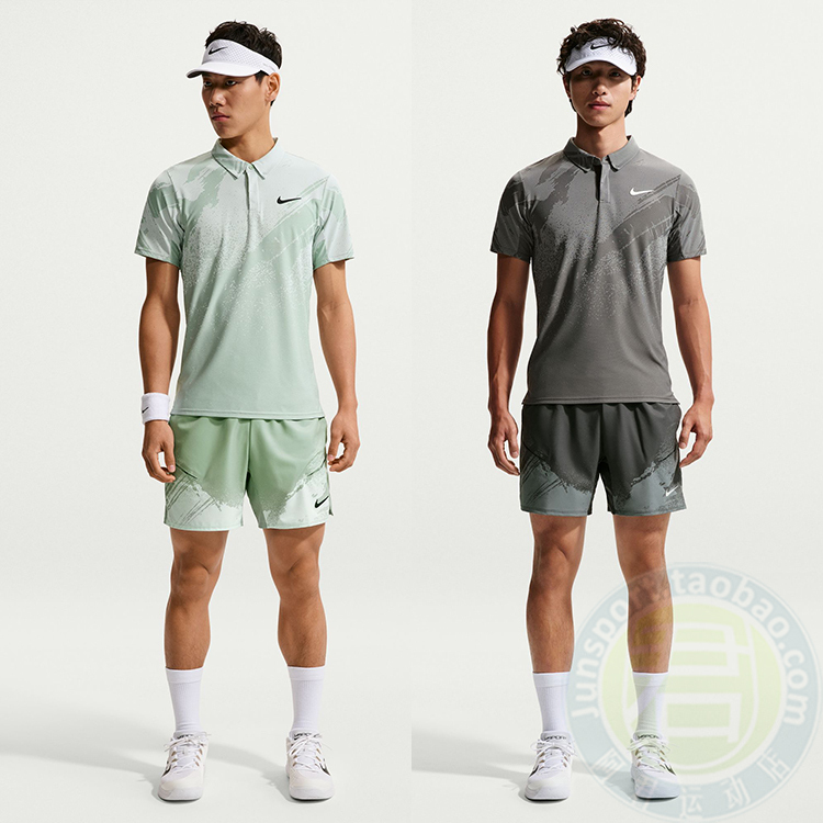 Nike Tennis Clothing for Men, French Open Sinner Alcaraz Style, Sports Short-Sleeve Shorts Ib1029If1561 Nike Tennis Clothing for Men, French Open Sinner Alcaraz Style, Sports Short-Sleeve Shorts Ib1029If1561
