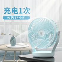 usb small fan portable rechargeable mini fan portable silent student dormitory office desktop fan handheld small bedroom bed large wind electric fan dedicated