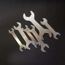 Simple disposable stamping mini-wrench manual dual-use sheet metal matching tool for double head opening thin wrench
