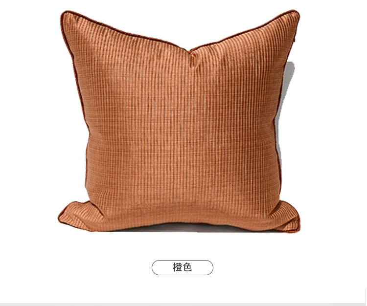 Gối màu cam đơn giản hiện đại kiểu Mỹ Trung Quốc Kiểu châu Âu tùy chỉnh đầu giường gối thắt lưng gối đệm gối - Trở lại đệm / Bolsters