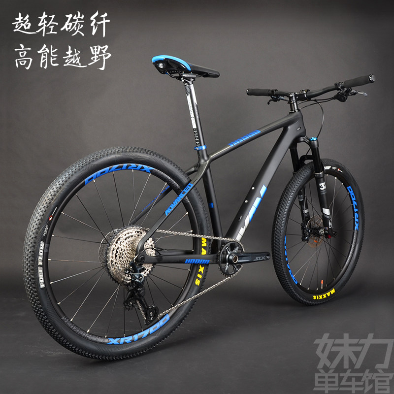 Ultra-light carbon frame DIY assembly mountain vehicle Cross-country bike Carbon fiber whole vehicle XT 12 speed 24 speed GX NX