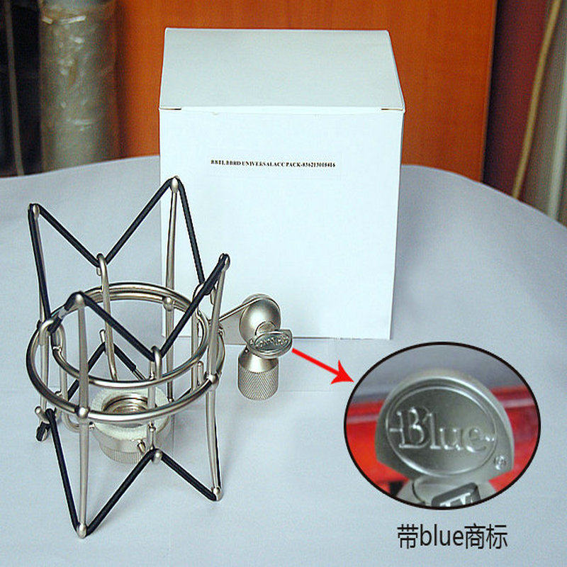 Blue bottle babybottle bluebird bluebird microphone capacitive wheat shock absorber shock absorber spark