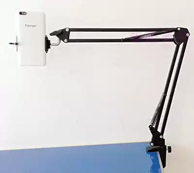 Desktop mobile phone live broadcast bracket file recording micro-class teaching still life dive bracket calligraphy live mobile phone rack