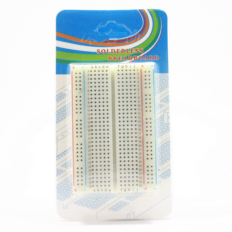 400 holes high quality breadboard circuit board hole board 8 5x5 5cm can be combined splicing experimental board