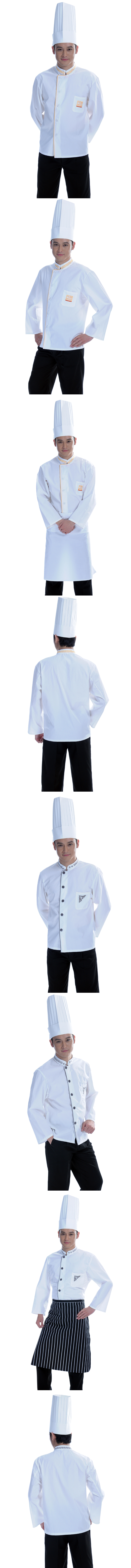 Tenue de cuisinier en rayonne - Ref 1908596 Image 20