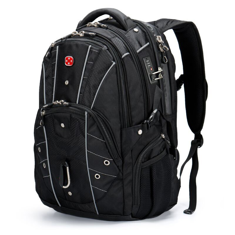 SWISSGEAR Swiss Army Knife Double Shoulder Bag Men's Swiss Outdoor Leisure Men's Big Capacity Travel Computer SHOULDER BAG