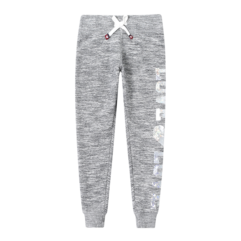 ngoại thương childrens cô gái quần áo mùa thu / mùa đông mới sweatpants kéo xuống mất quần mềm 6 12 tuổi trẻ em quần.