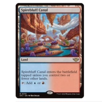 Magic: The Gathering Light and Thunder Station OTJ Spirebluff Canal Chinese English Japanese and Indian