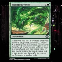 Magic: The Gathering: Modern Horizons 3 MH3 Monstrous Vortex Chinese English Japanese and Chinese