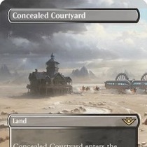 Magic: The Gathering Light and Thunder OTJ Concealed Courtyard Chinese and English expansion