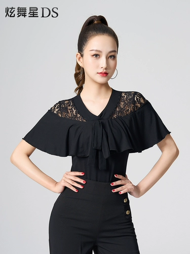 Современные танцевальные топы для женщин бальные танцевальные костюмы сексуальная кружевная латино -танце