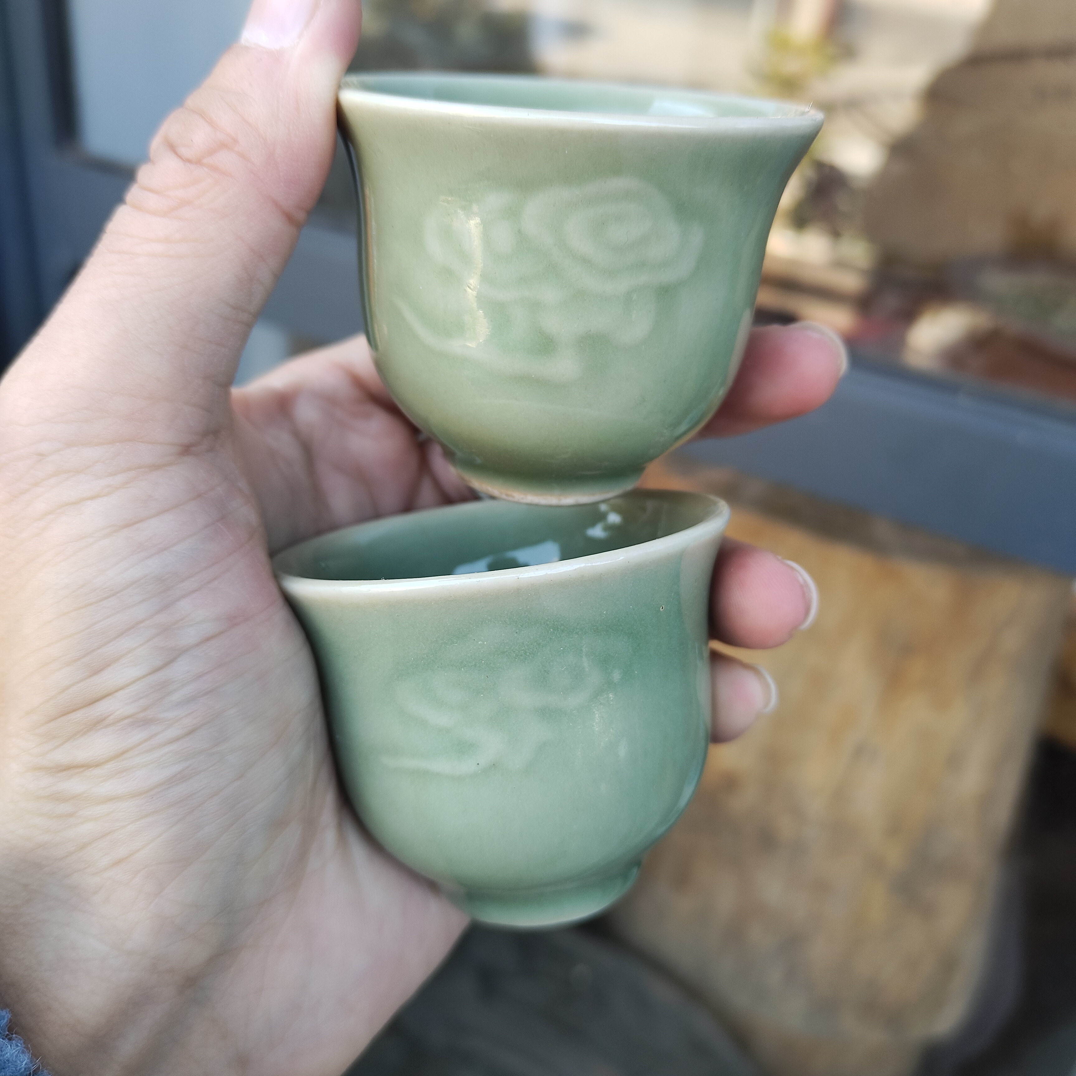 Name of Longquan Qing Porcelain Institute: Mei Ziqing Cloud Crane Series Xiangyun Tea Tea Tea Tea Tea Tea-Taobao