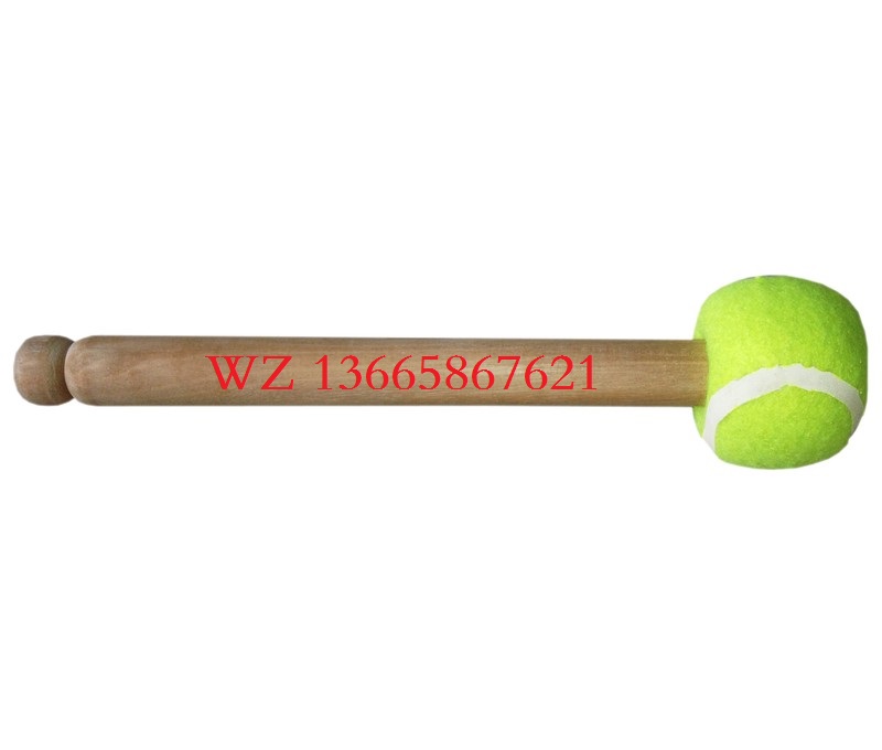 Megatron Tennis drum hammer Drum stick Wooden army drum hammer Length 28cm Handle thick 2 5cm mallet