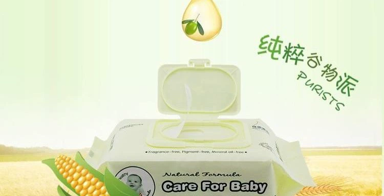 Khăn lau tay và miệng cho trẻ em Brown Angel Baby Khăn ướt cho trẻ em Khăn ướt đặc biệt có bìa 80 Vẽ 6 gói - Khăn ướt