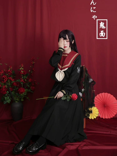 Осенняя оригинальная японская студенческая юбка в складку, короткий рукав