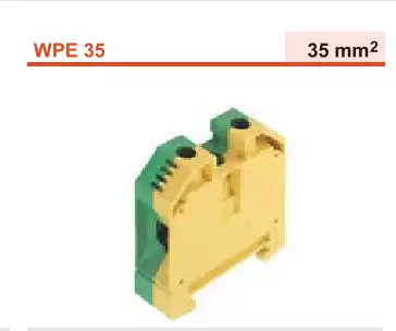 WPE 35 Weidmiller Grounding Terminal Block 1010500000