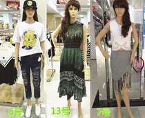 Plastic skin color female model full body props wedding dress dress shop dummy model men and women models