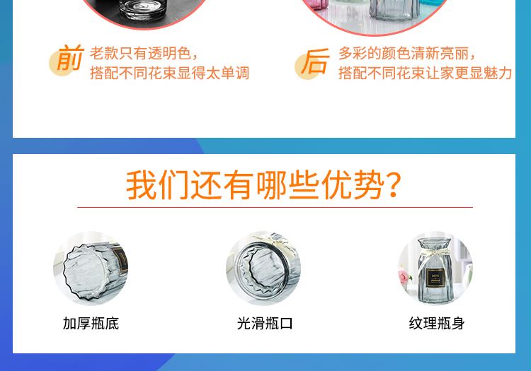 Hoa giả trang trí hoa thủy tinh retro trang trí phòng khách cắm hoa hoa tròn hồng hướng dương nhà hàng bàn - Vase / Bồn hoa & Kệ chậu nhựa treo tường