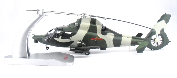 1:48 Mô hình máy bay trực thăng vũ trang 9 thẳng của Trung Quốc Wuzhi Z9 Mô hình máy bay quân sự hợp kim tĩnh Sinh nhật 48 ô tô mô hình