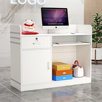 Cashier Desk Small Counter Brief Modern Clothing Store Beauty Salon Shop Bar Desk Company Front Desk Reception Desk