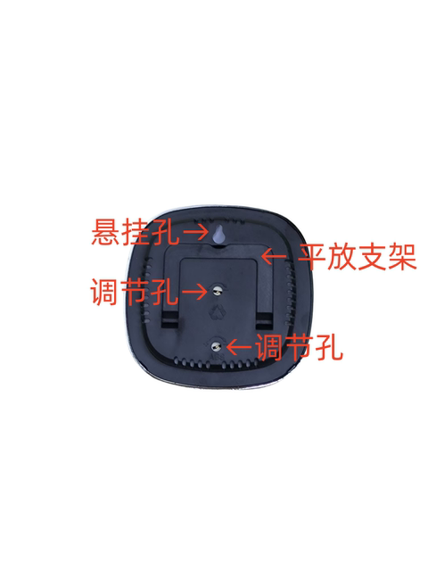 温度计温度表高精度家用室内壁挂式台式温湿度表金属边框支架FJZD